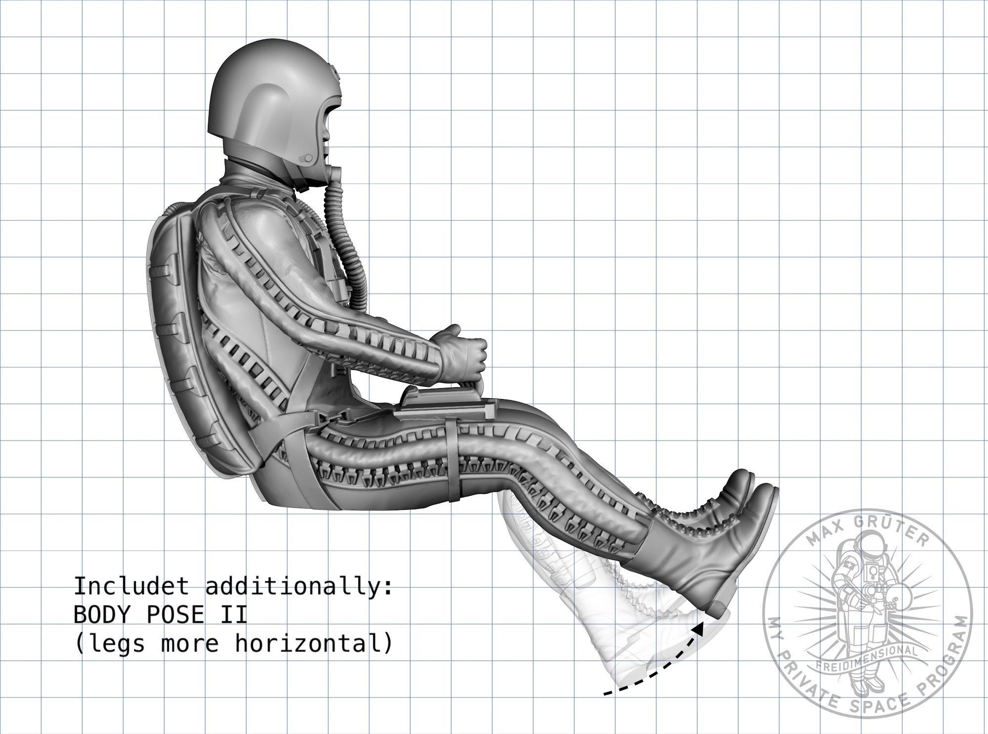 X-Plane Pilot 3D print model_4