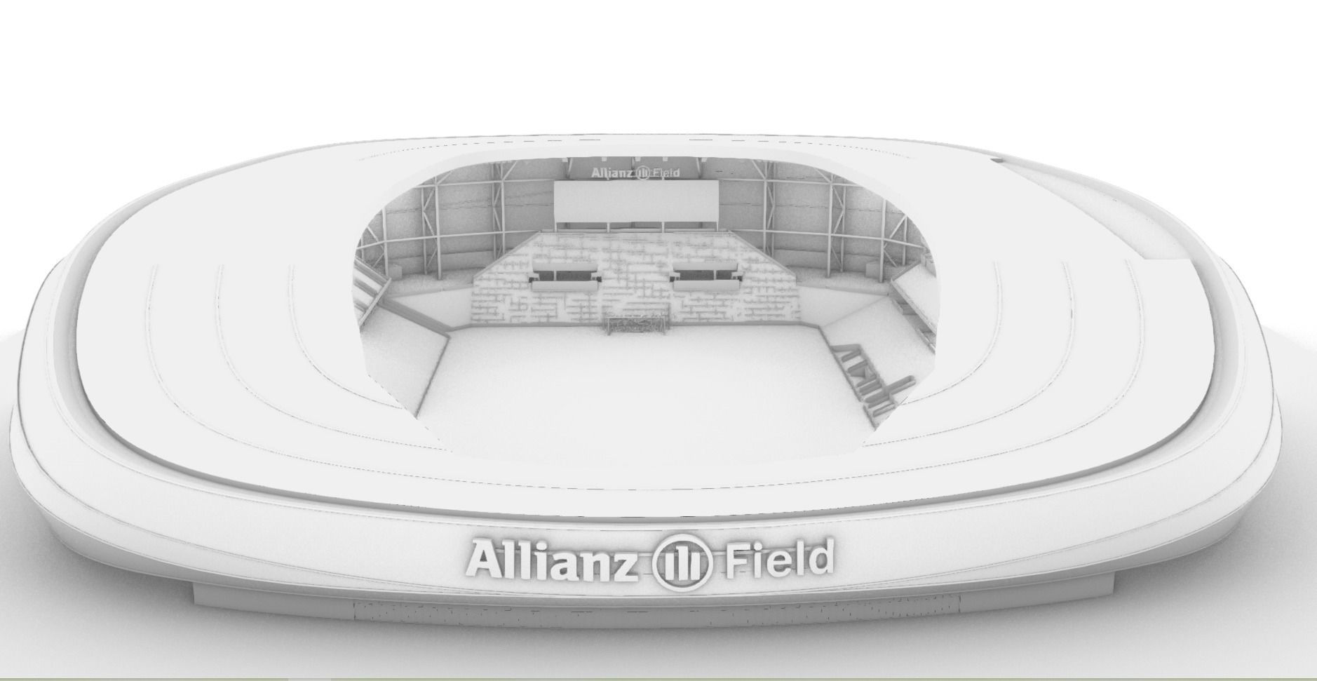 Allianz Field Stadium Low-poly 3D model_26