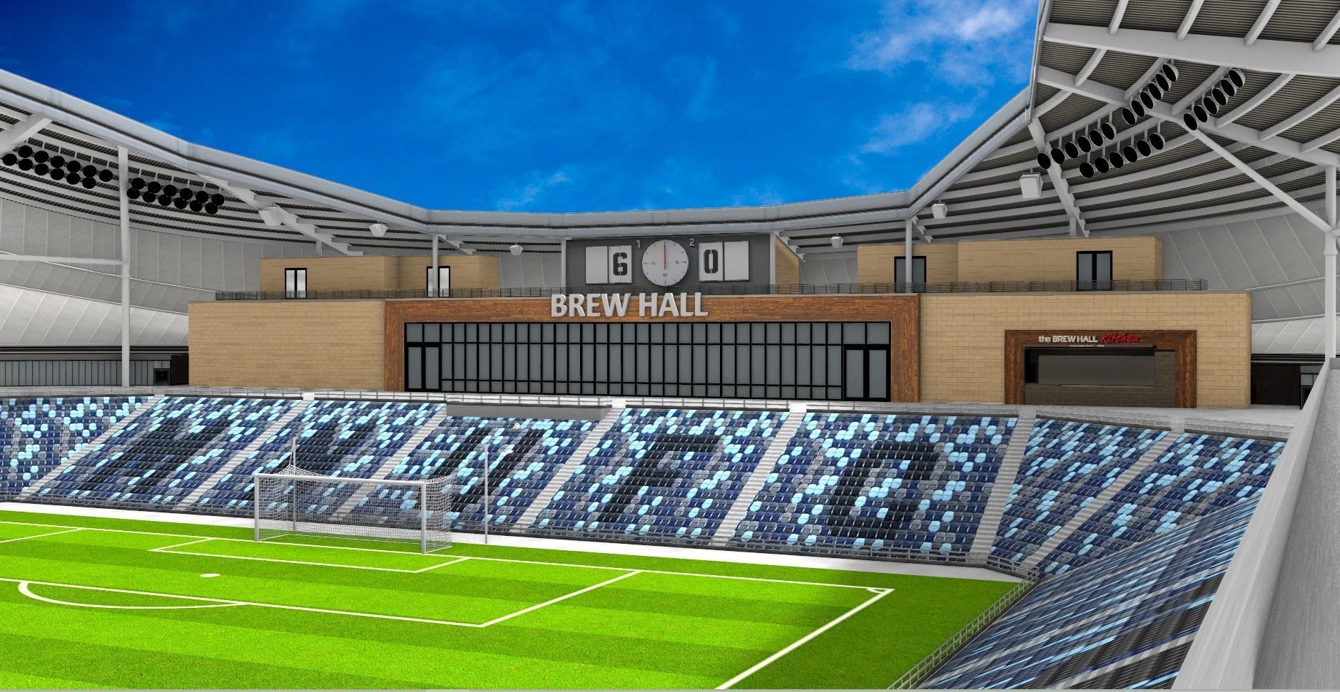 Allianz Field Stadium Low-poly 3D model_28