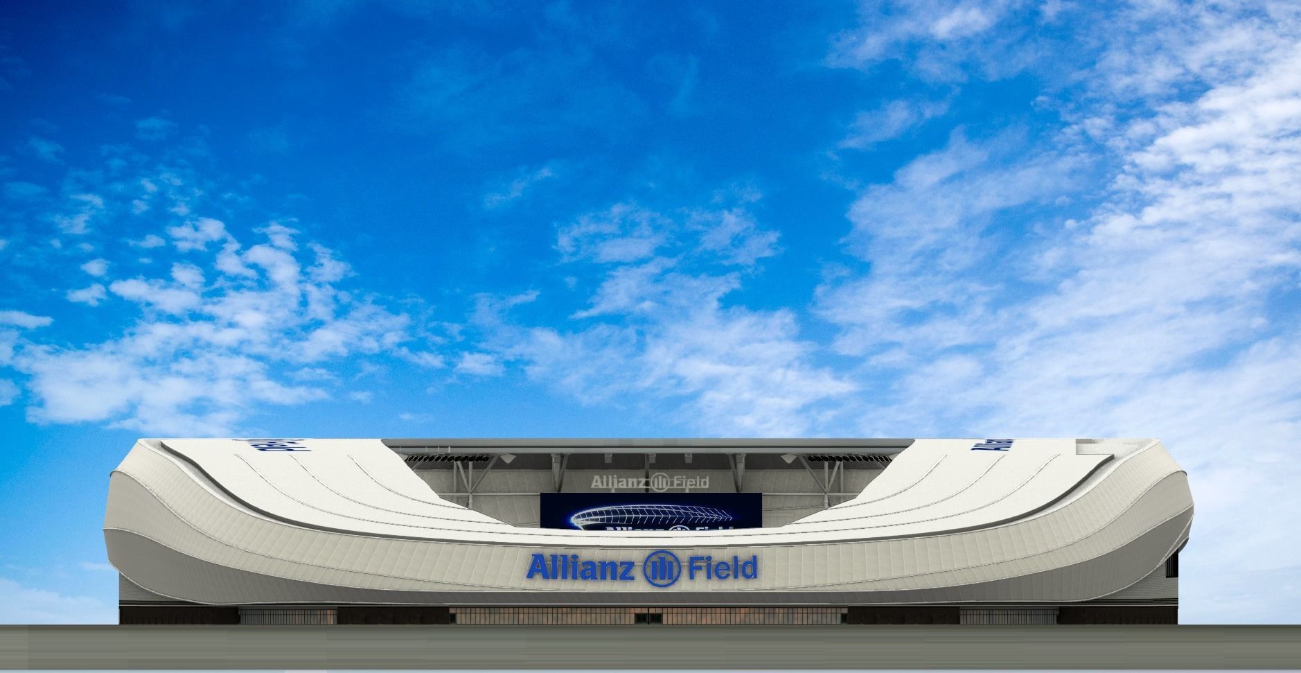 Allianz Field Stadium Low-poly 3D model_15