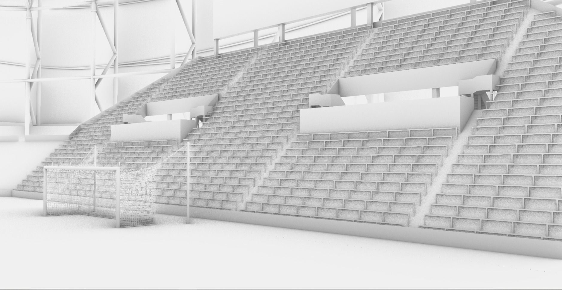 Allianz Field Stadium Low-poly 3D model_34