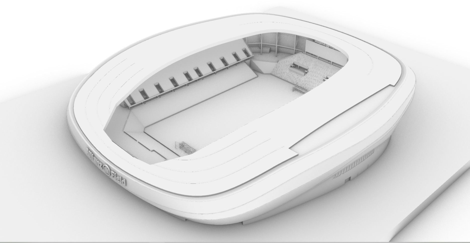 Allianz Field Stadium Low-poly 3D model_5