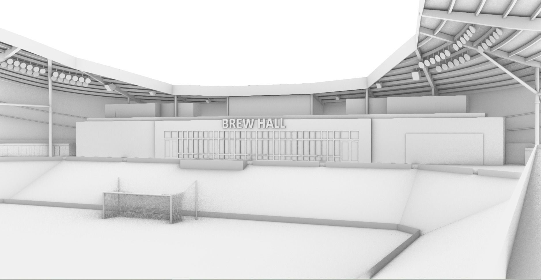 Allianz Field Stadium Low-poly 3D model_27