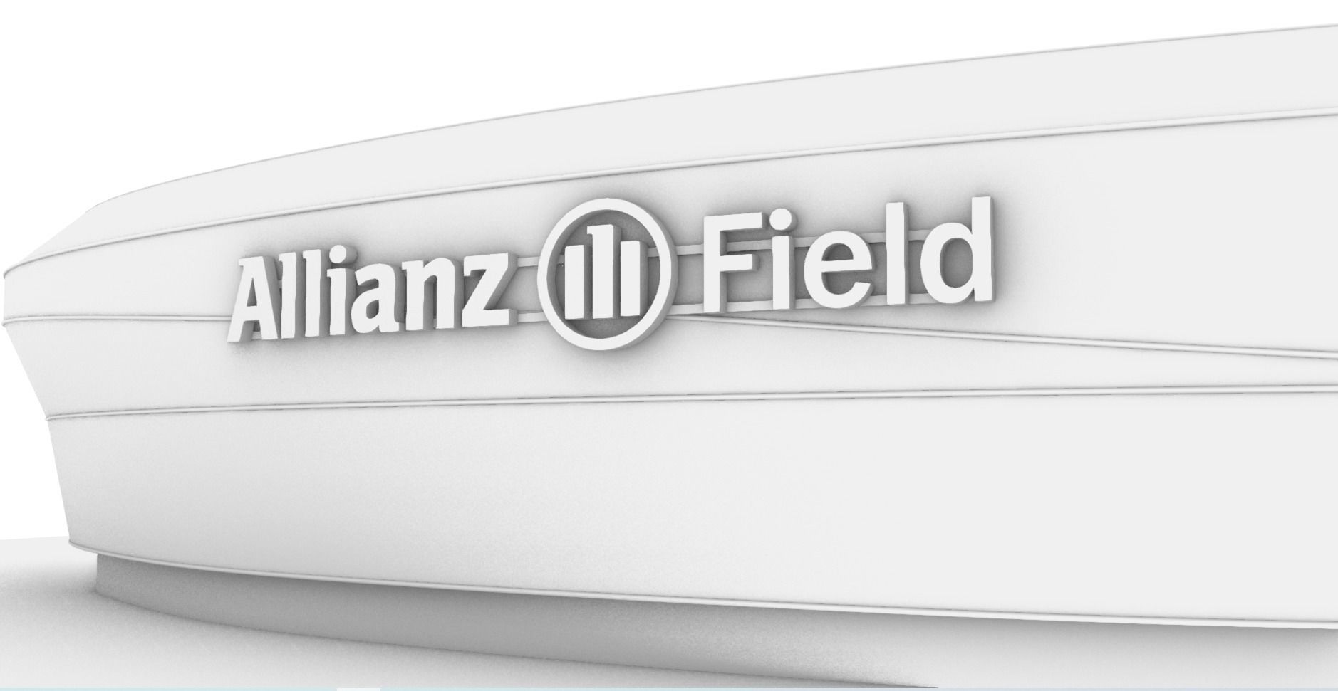 Allianz Field Stadium Low-poly 3D model_13