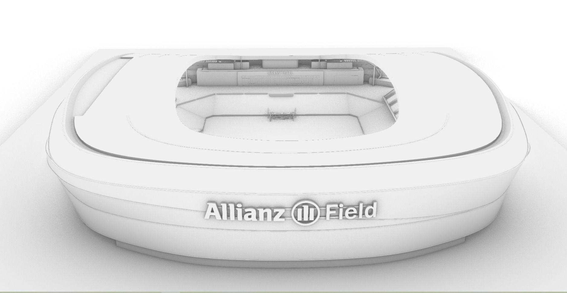 Allianz Field Stadium Low-poly 3D model_9