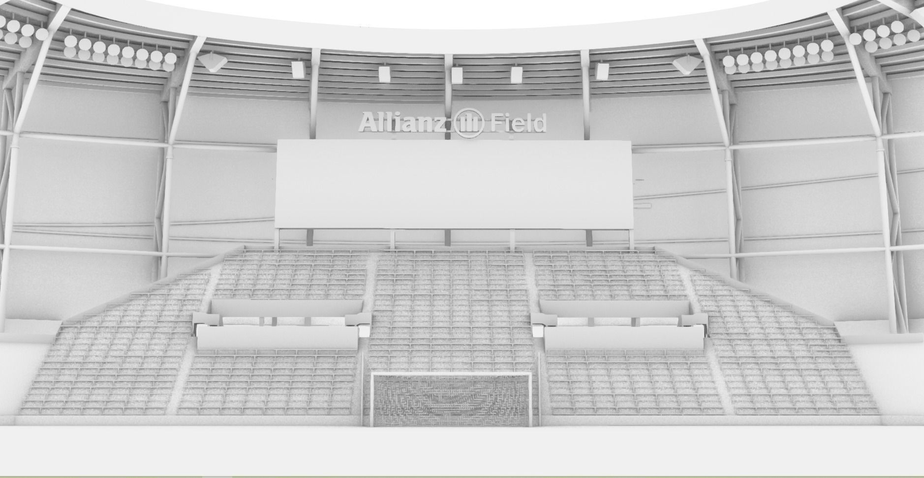 Allianz Field Stadium Low-poly 3D model_24