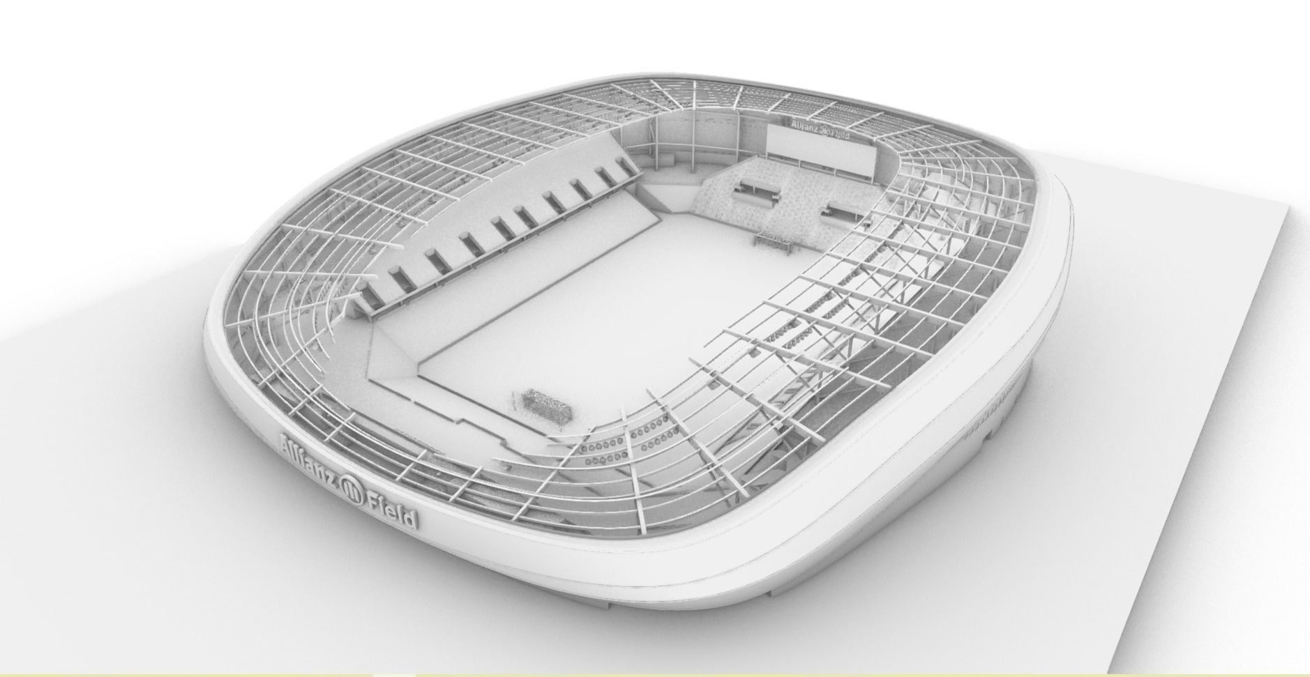 Allianz Field Stadium Low-poly 3D model_43