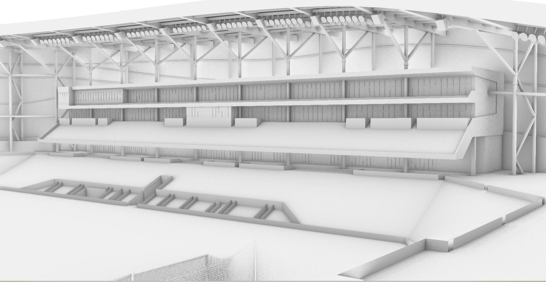 Allianz Field Stadium Low-poly 3D model_35