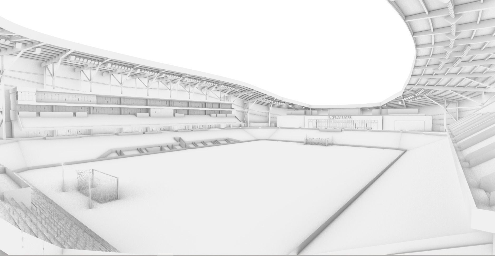 Allianz Field Stadium Low-poly 3D model_4