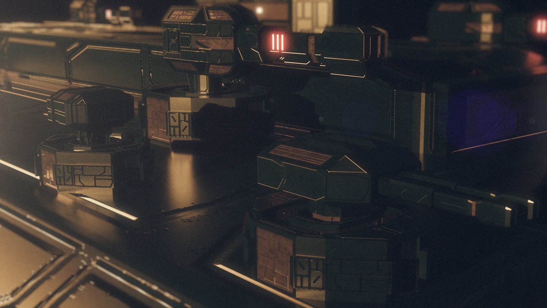 Warship Freedom Free low-poly 3D model_7