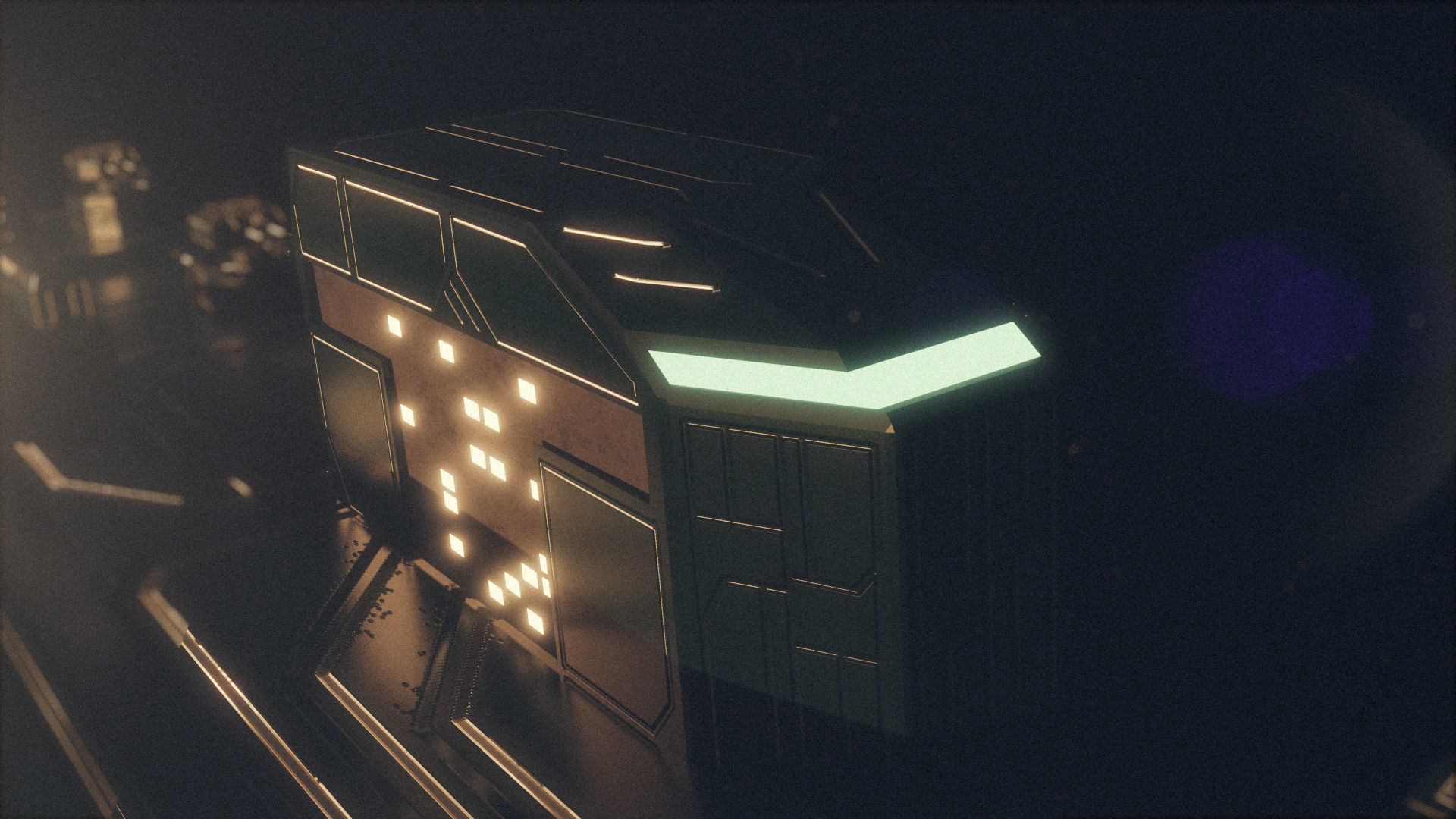 Warship Freedom Free low-poly 3D model_3