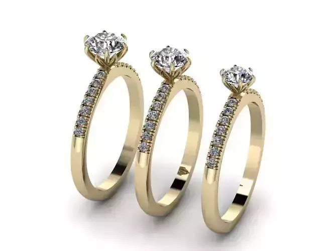 Jewelry Rings NINE RINGS 015 3D print model