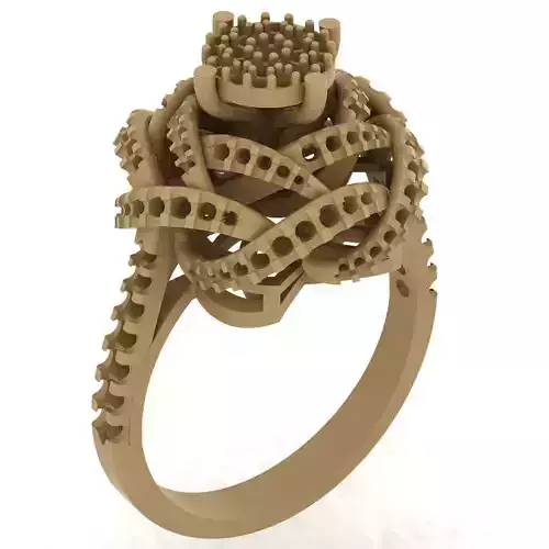 Rings octopus engagement ring gold