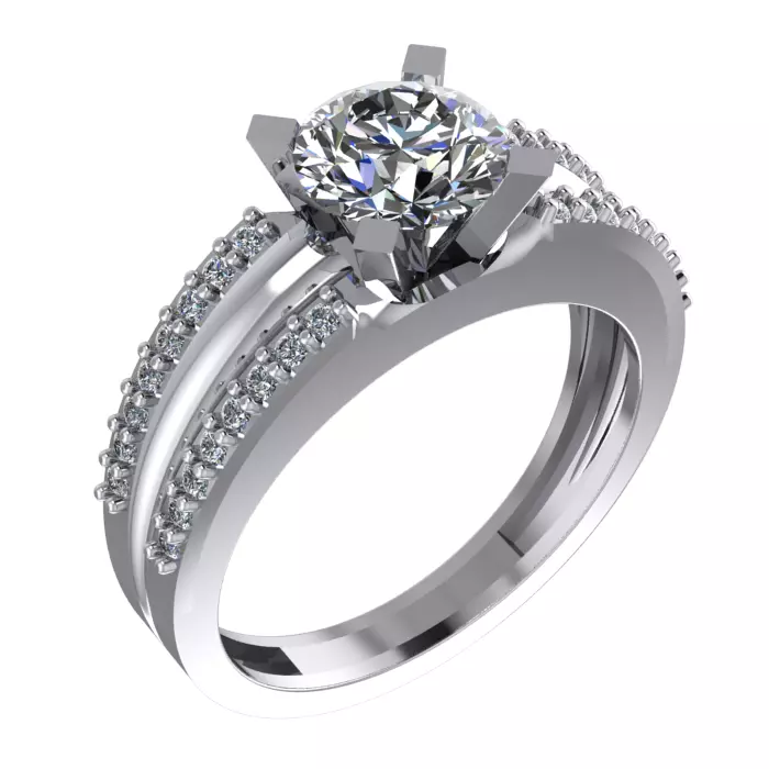 039 gold ring 1 3D print model_0