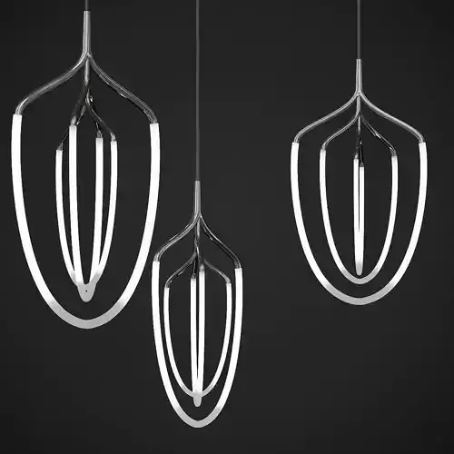 Lamparas modernistas 3D model