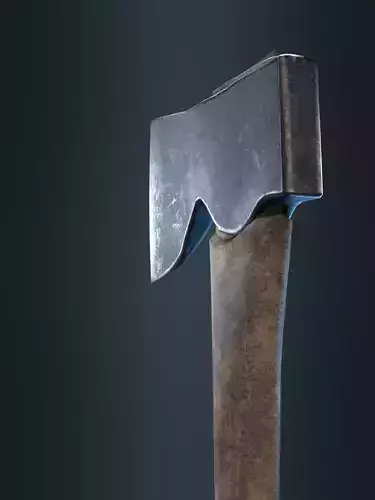Axe GameDev Ready  Free low-poly 3D model