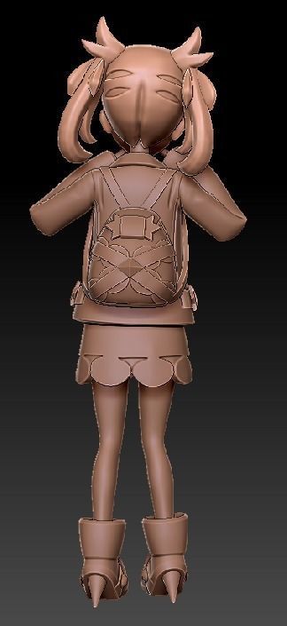 Pokemon Marnie Smile 3D print model_3