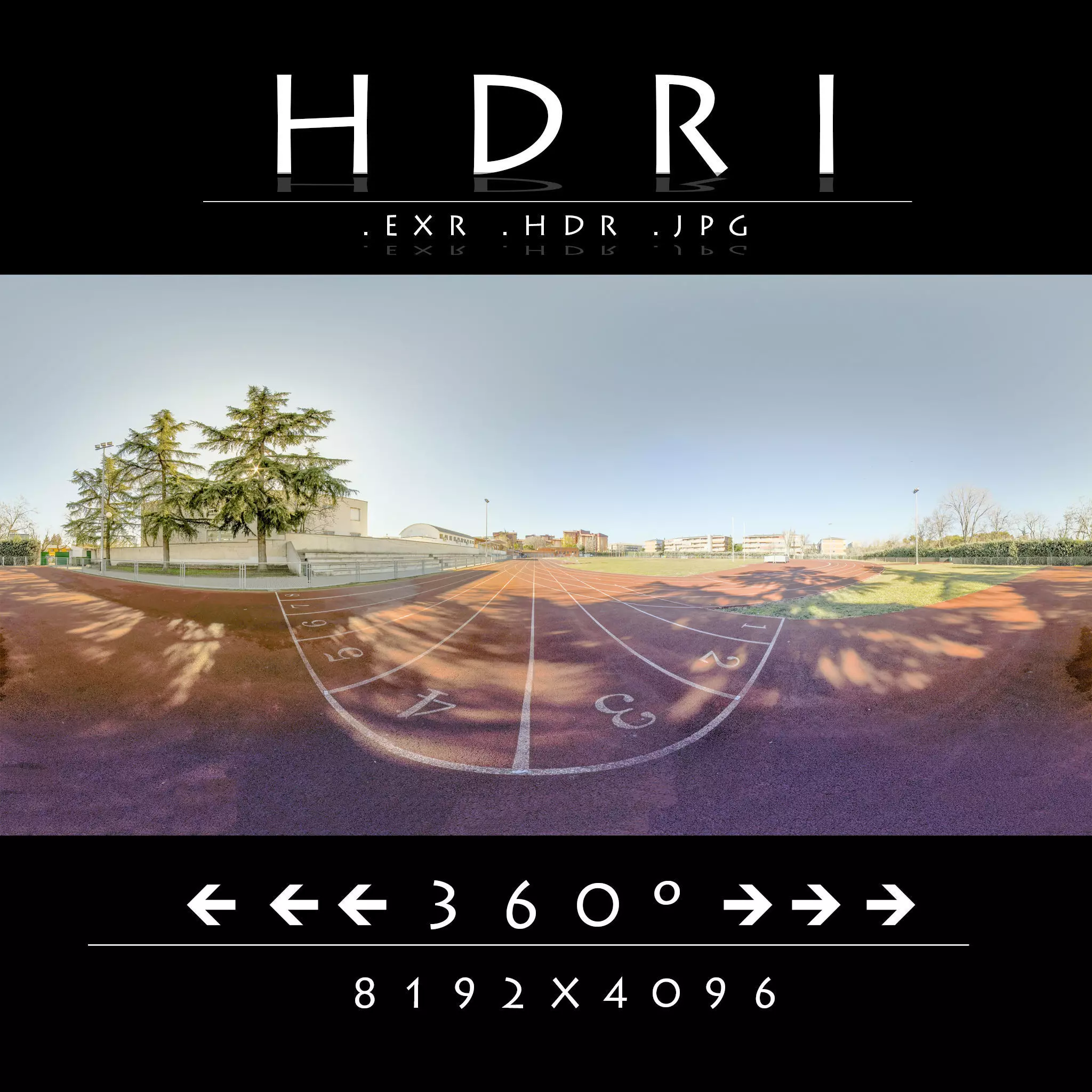 HDRI RUNNING TRACK FINISH 3D model_0