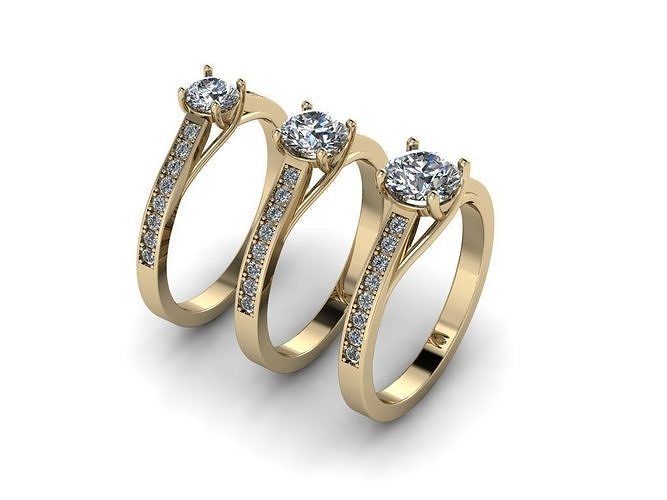 Jewelry Rings NINE RINGS 016 3D print model