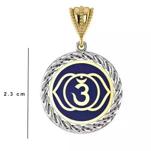 049 ajna chakra pendant