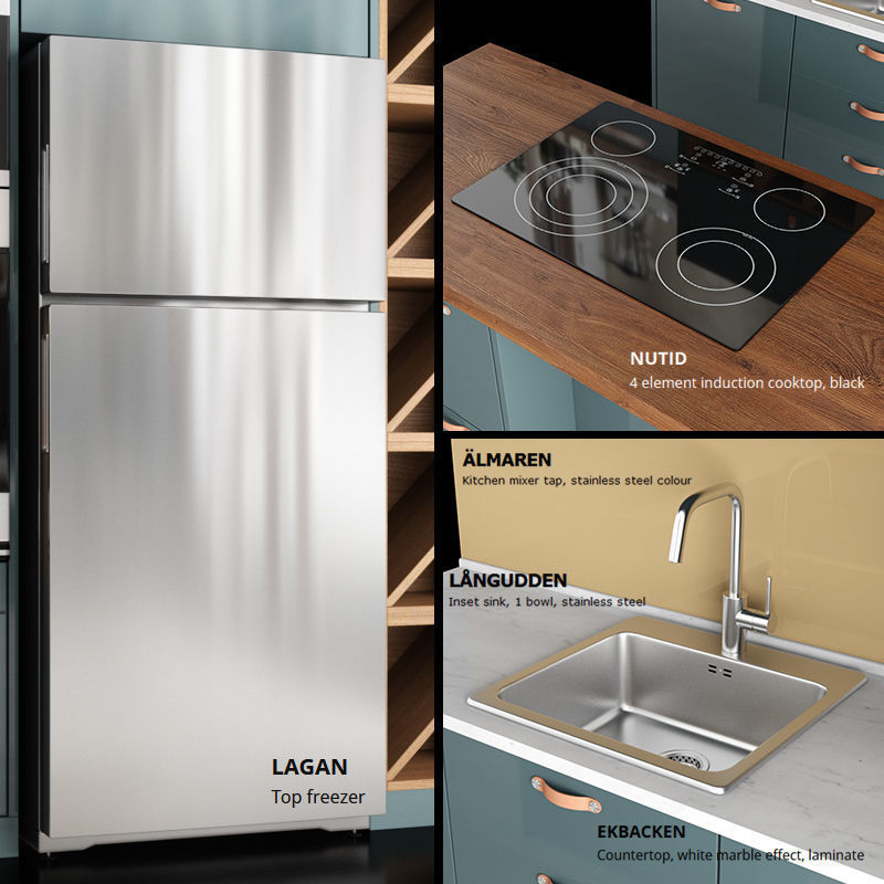 kitchen kallarp 3D model_4