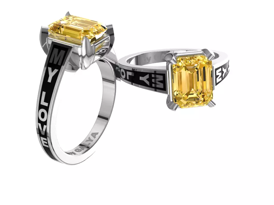 061 ring my love 3D print model