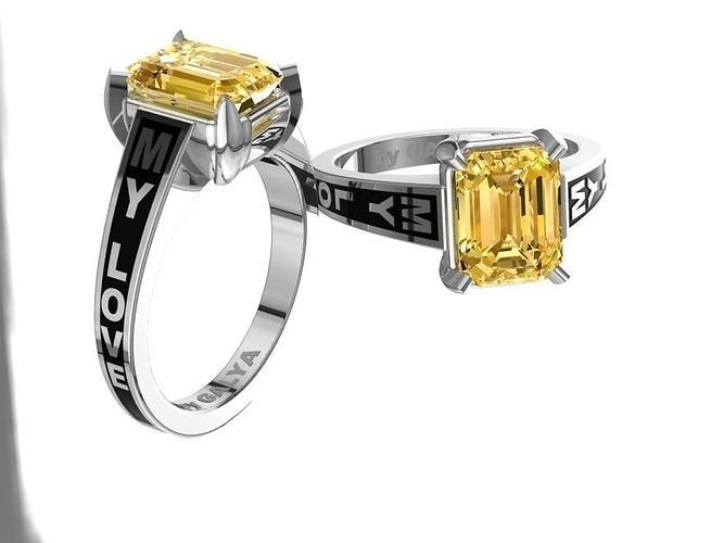 061 ring my love 3D print model