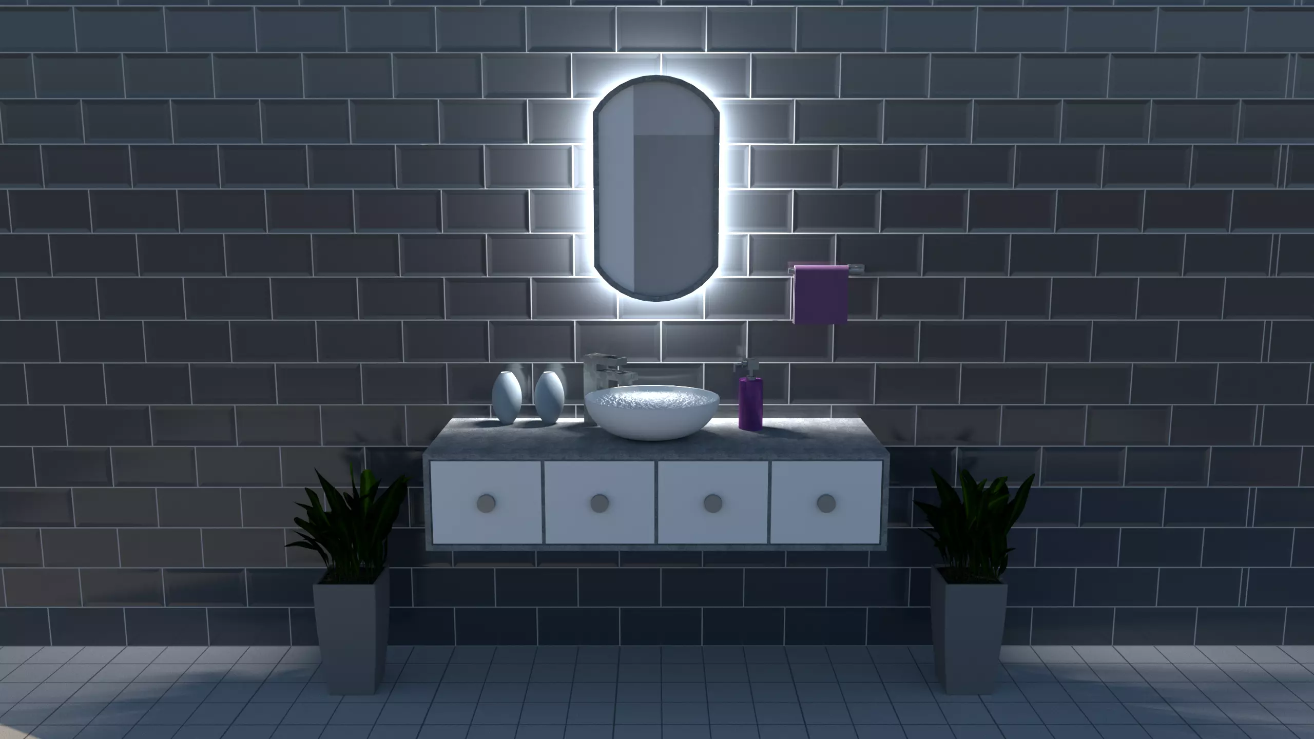 3D Bathroom Sink 3D model_0