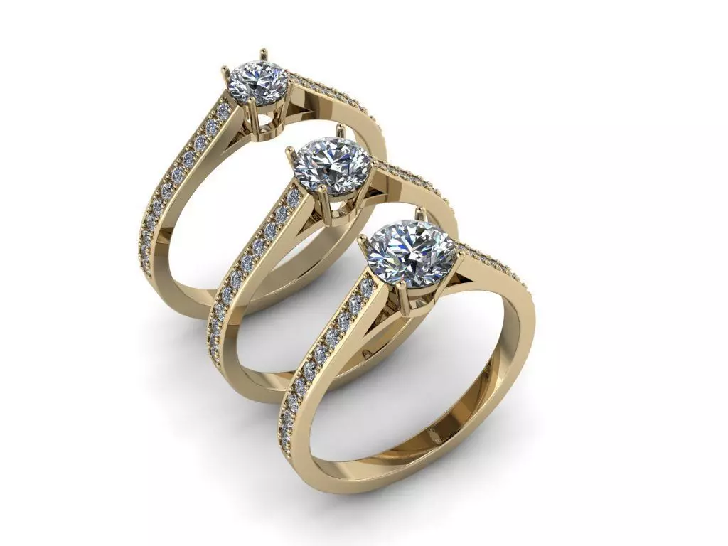 Jewelry Rings NINE RINGS 017 3D print model