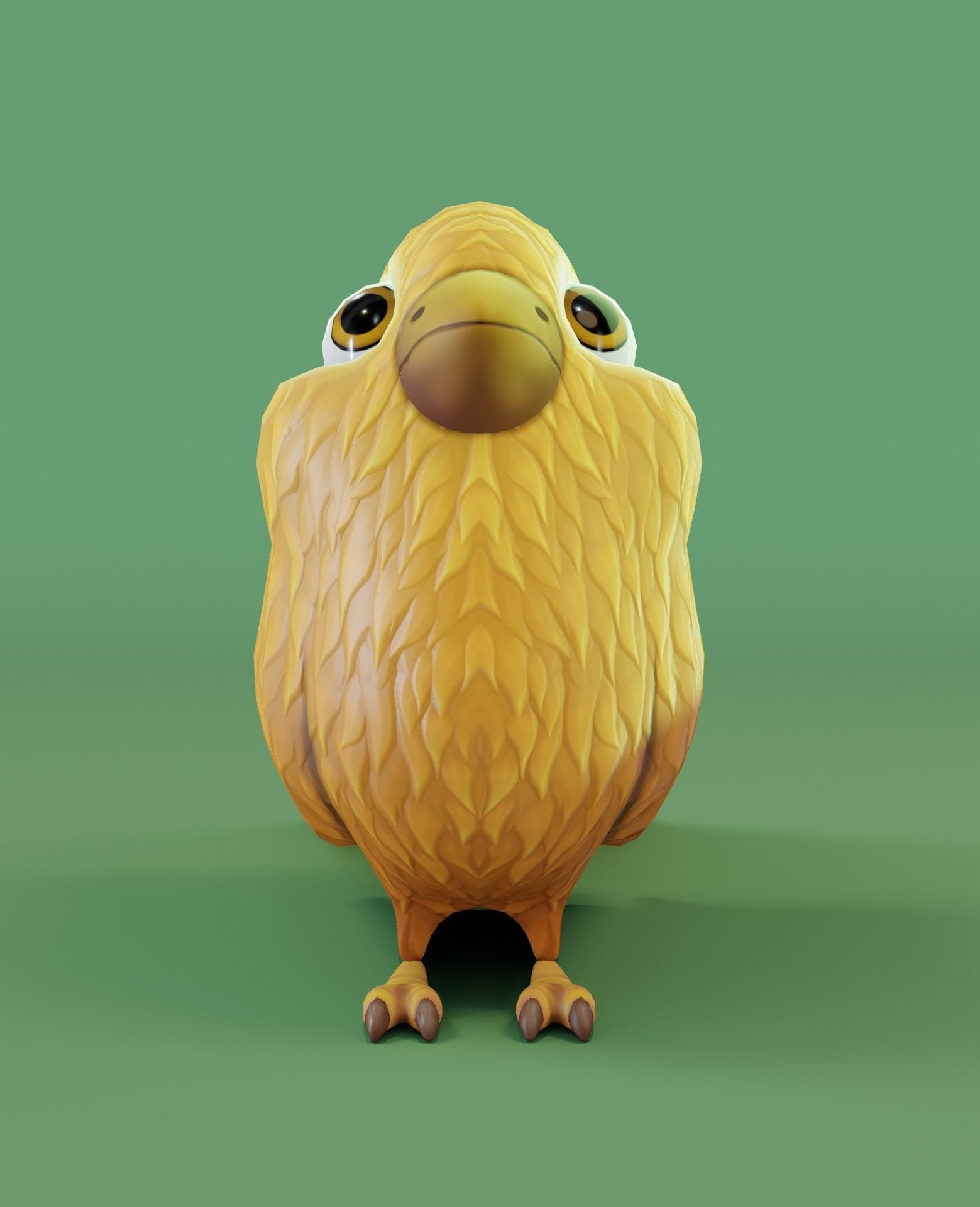Chicken 3D Model bird Low-poly 3D model_18