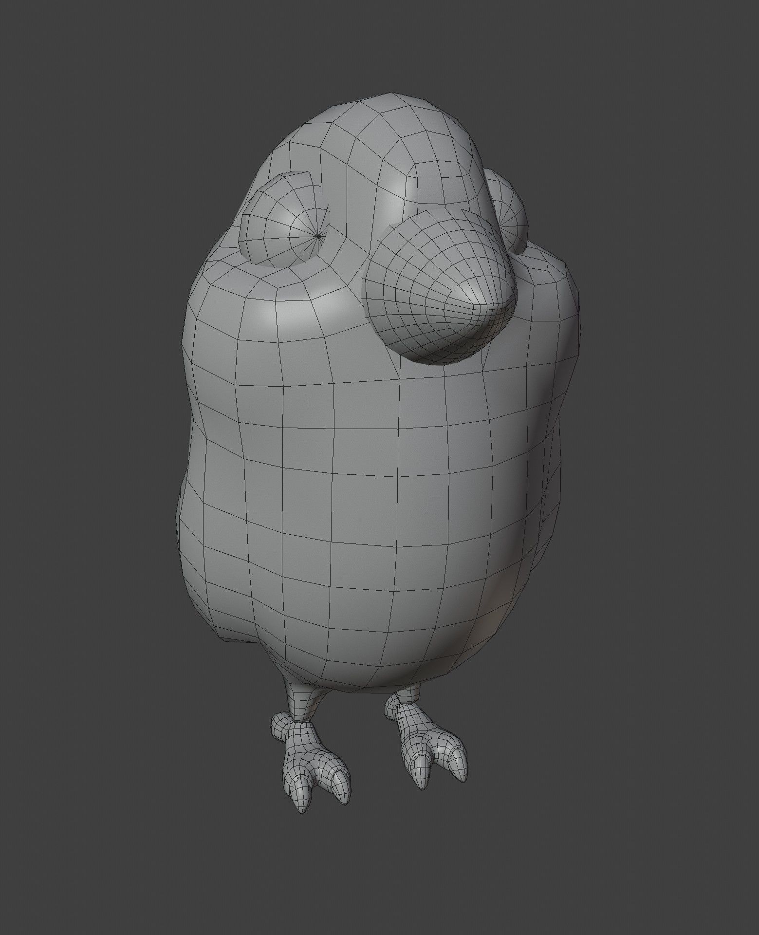 Chicken 3D Model bird Low-poly 3D model_13