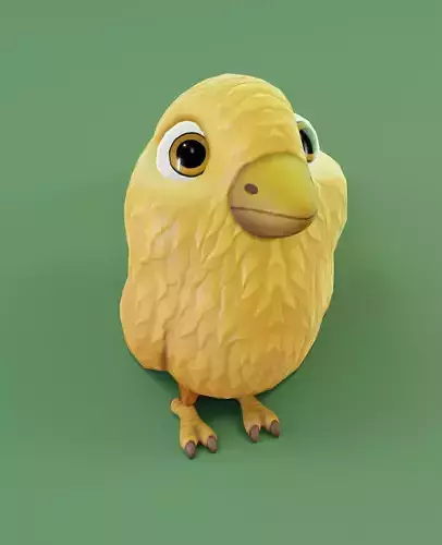 Chicken 3D Model bird Low-poly 3D model