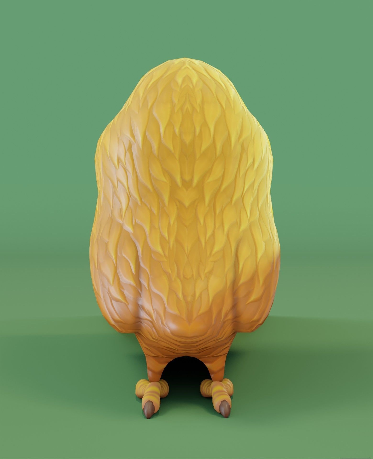 Chicken 3D Model bird Low-poly 3D model_17