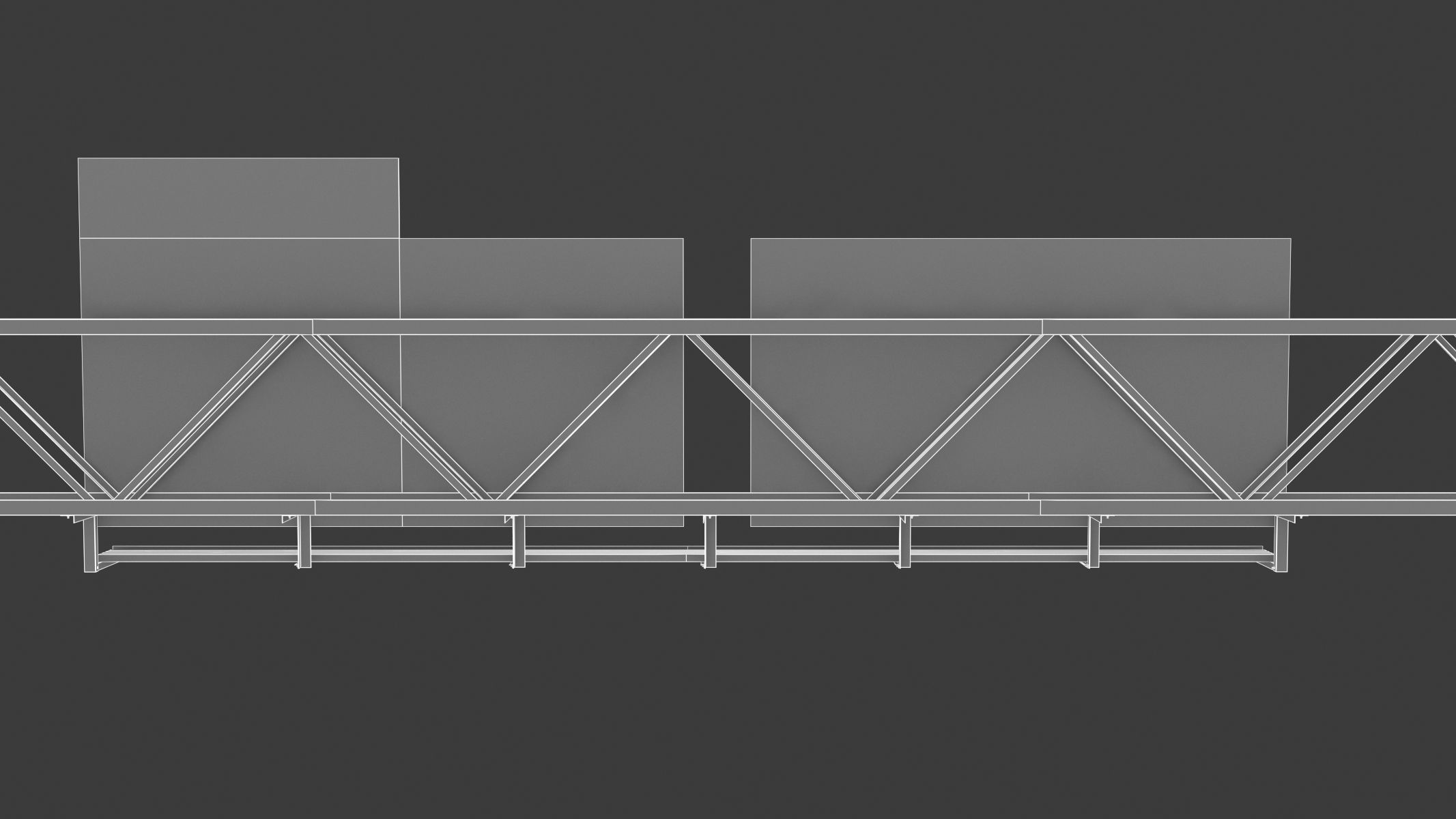 Highway Sign 01 Low-poly 3D model_36