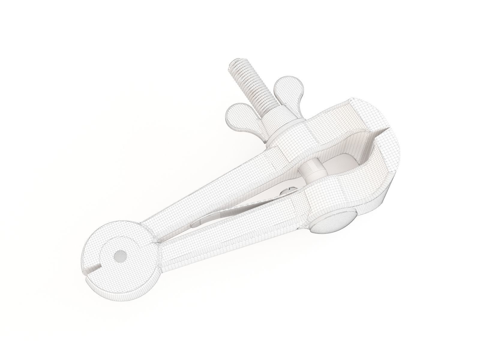 Hand vise 04 3D model_1