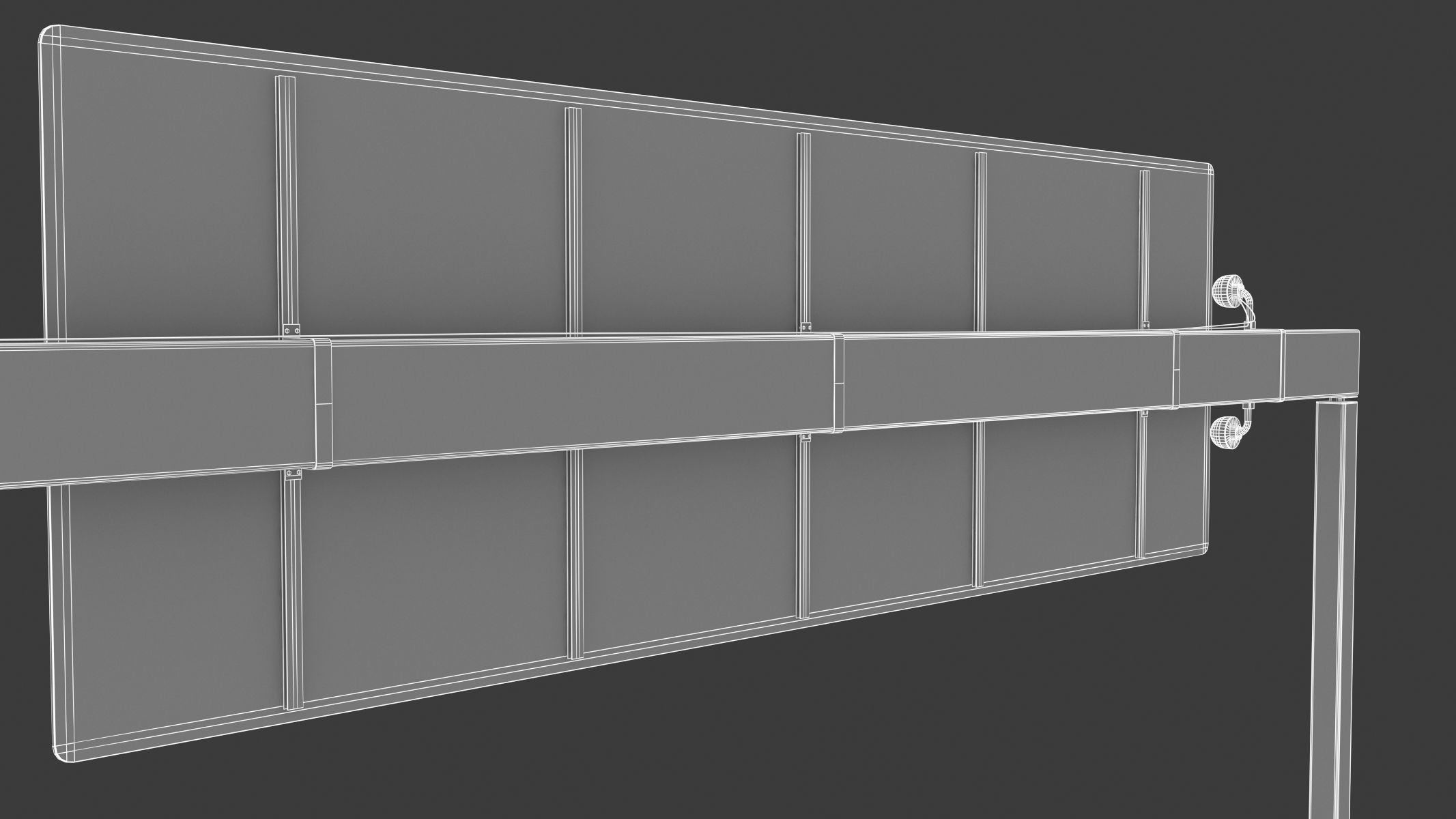 Highway Sign 05 Low-poly 3D model_35