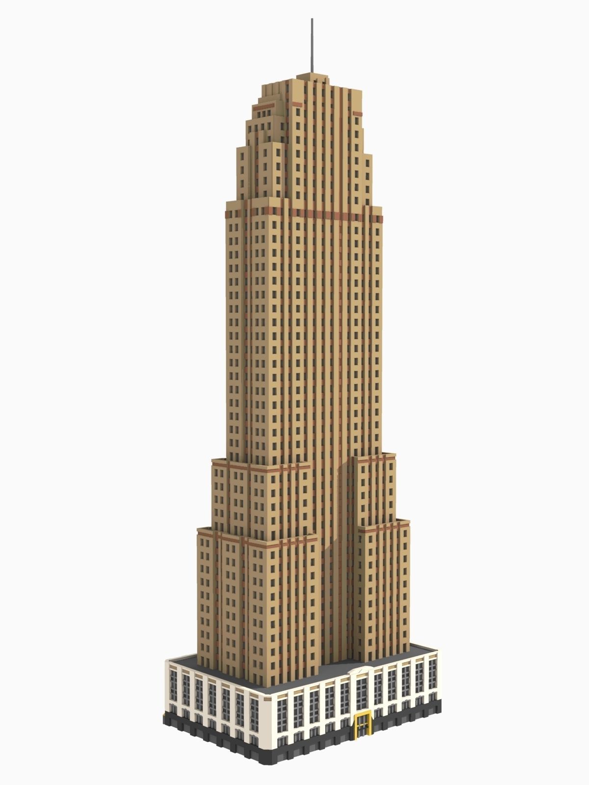 Carew Tower 3D print model_4