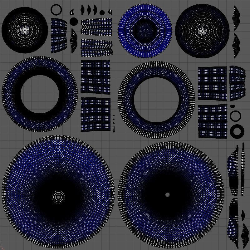 Tall flowering cactus in a pot 3D model_11