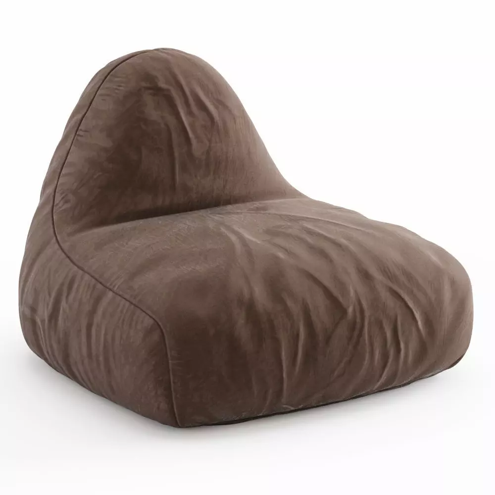 Bean Bag Lounger 3D model_0