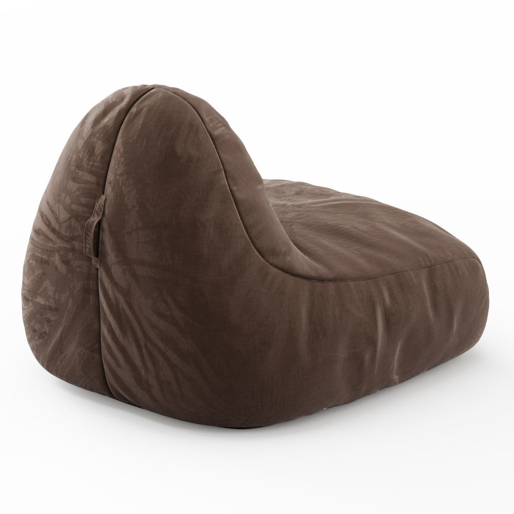 Bean Bag Lounger 3D model_3