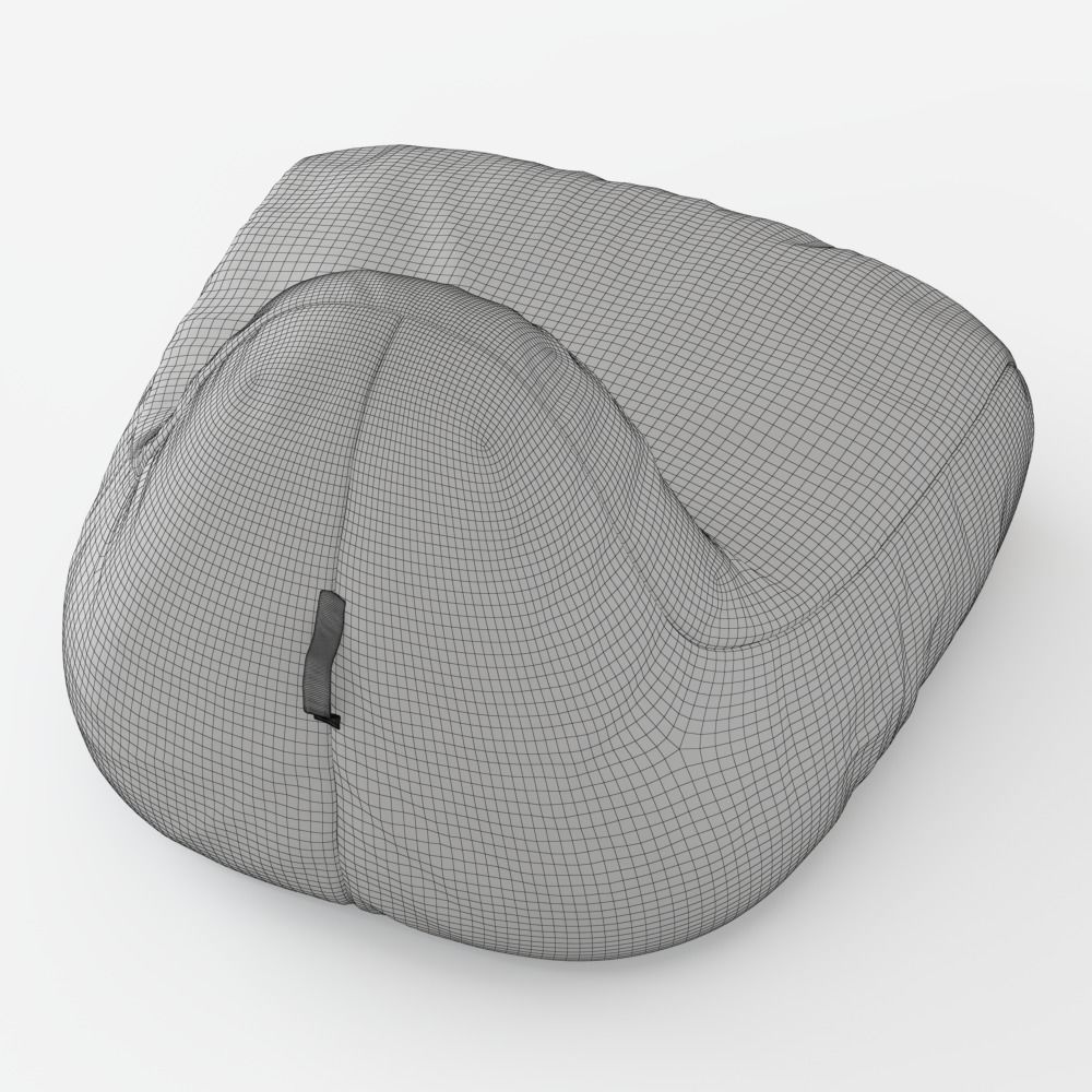 Bean Bag Lounger 3D model_5