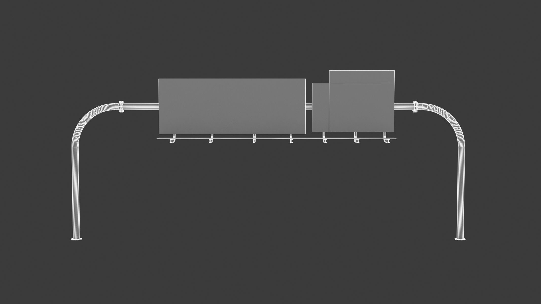 10 Highway Sign Collection Low-poly 3D model_4