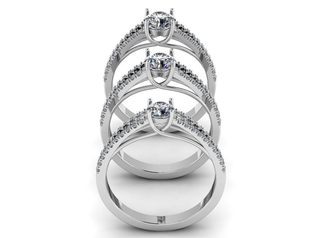 Jewelry Rings NINE RINGS 018 3D print model_11