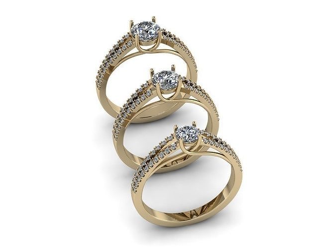 Jewelry Rings NINE RINGS 018 3D print model