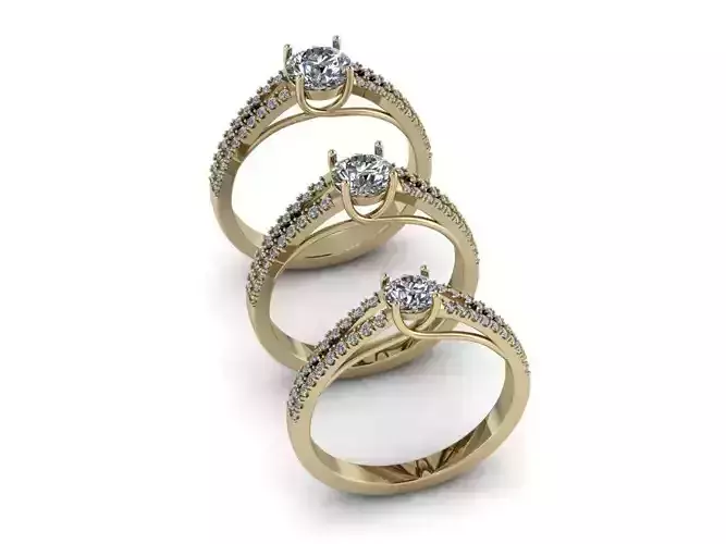 Jewelry Rings NINE RINGS 018 3D print model