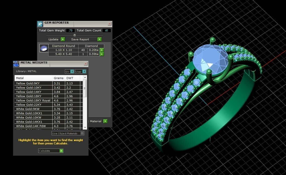 Jewelry Rings NINE RINGS 018 3D print model_8