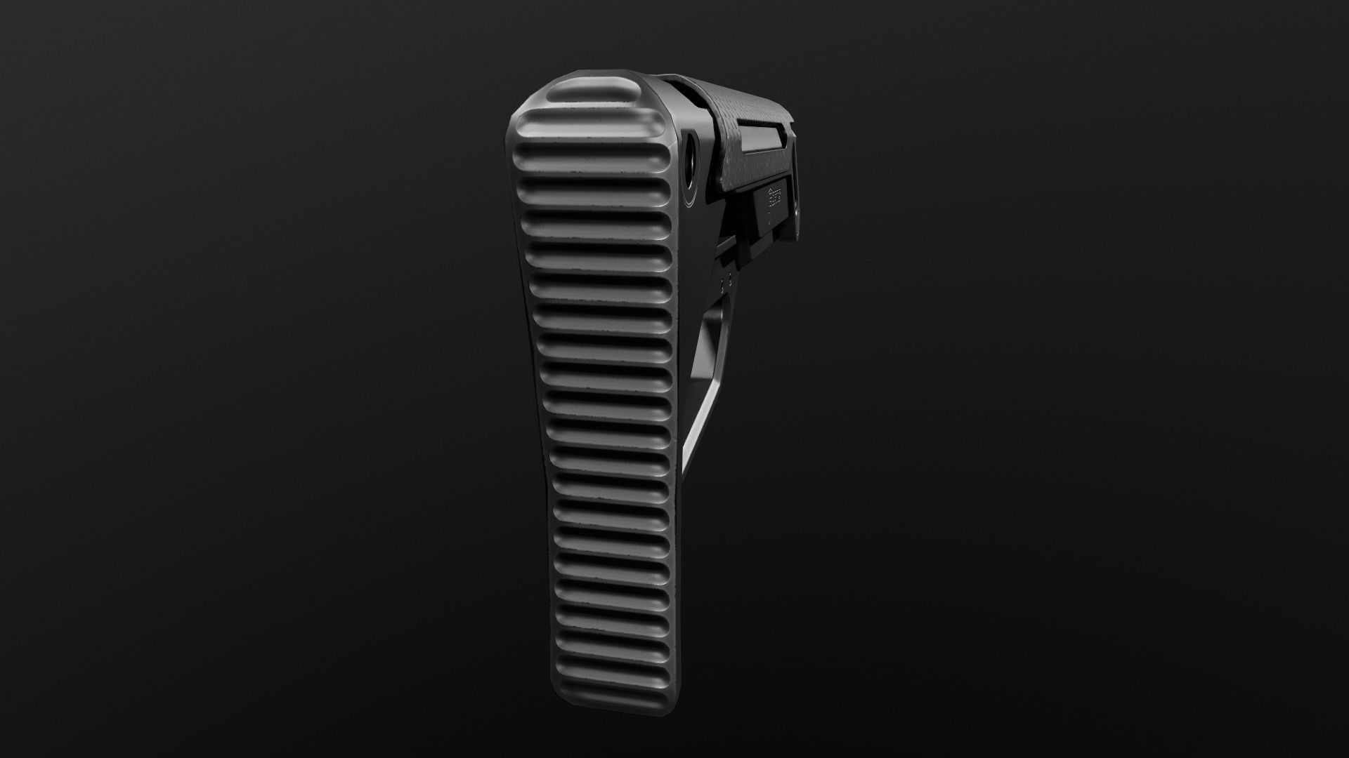 Fortis Lever Action AR15 Collapsible Buttstock Low-poly 3D model_9