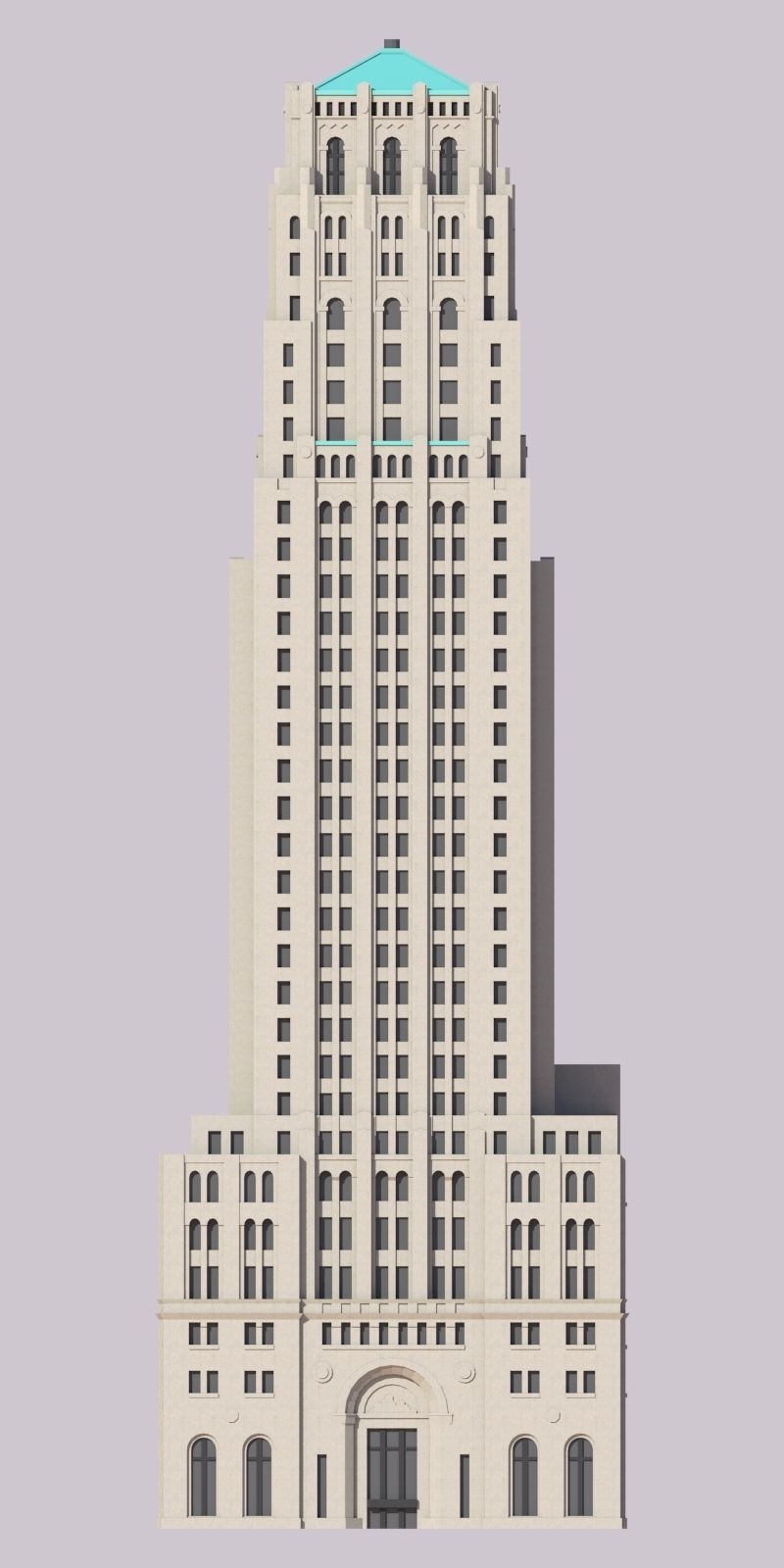 Commerce Court North 3D print model_2