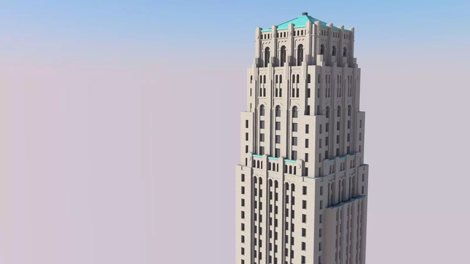 Commerce Court North 3D print model_0
