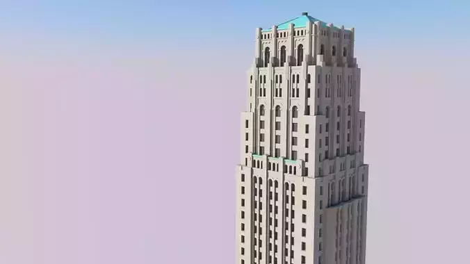 Commerce Court North 3D print model
